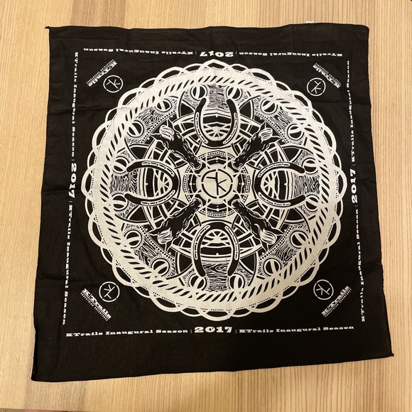 Equestrian Other - K Trails Equestrian Adventures Cotton Handkerchief Square Horse Print